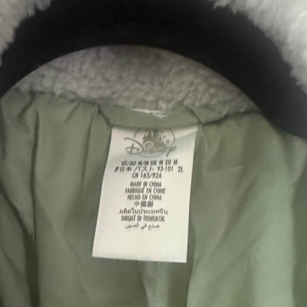 Disney haunted mansion Green and White Sherpa Jacket - Picture 6 of 6